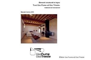 Elementi strutturali in legno-Travi Uso Fiume ed Uso Trieste